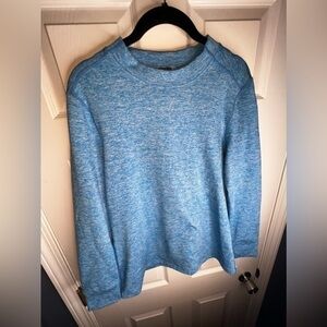 Fulbelle Women’s Medium Blue Fleece Lined Thermal Running Shirt Base Layer M